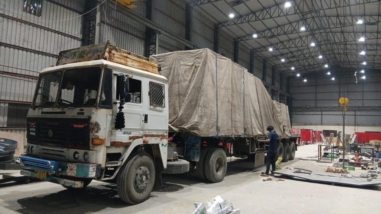 Loaded Transport Truck